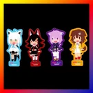 Hololive Anime Expo Ax 2023 Hello! Good Smile Set Of 4 Stickers Shirakami Rare!. Fixed Price $29.99.