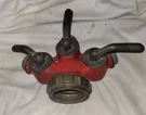 Vintage Elkhart Brass Gated Wye Valve Fire 2-1/2INCH X 1-1/2 Nh. Fixed Price $249.00.