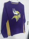 Minnesota Vikings Purple& Gold Long Sleeve Shirt, Head Logo ,loose Medium. Fixed Price $11.00.