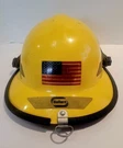 Vtg Firemans HELMET-1999 Bullard Dome-w/ Face Shield & Neck Gaurd. Fixed Price $52.00.