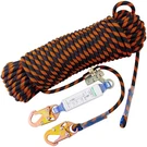Dijjig 50FT Rope Harness Safety Lanyard W/ Grab Snap Hooks & Shock Absorber. Fixed Price $98.26.