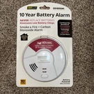 Universal MICA3510S 3-IN-1 Sensing Plus Smoke, Fire And Co Alarm-new. Fixed Price $19.99.