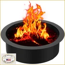 Poolergetic 48"/52" Round Steel Fire Pit Ring Insert Liner Rim Heavy Duty Outdoo. Fixed Price $206.23.
