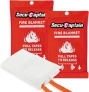 Emergency Fire Blanket For Home And Kitchen - 2 Pack 40"X40" Flame Suppression. Fixed Price $34.99.