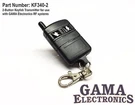 2 Button Keyfob R.f. Transmitter For Gama Electronics Remote Control Systems. Fixed Price $34.95.
