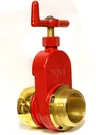 Nni 2-1/2" Nst Nh Fire Hydrant Hose Gate Valve Polished Brass Trim. Fixed Price $395.95.