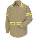 Best Sale 60% Bulwark Men's Midweight Fr Enhanced Visibility Uniform Shirt. Fixed Price $45.00.