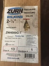 Zurn 2-1/2" Pressure Reducing Valve ZW4000G-T (new). Fixed Price $516.75.