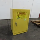Eagle Model 1924 12 Gallon Flammable Storage Cabinet 23" X 18" 35". Fixed Price $370.73.