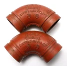 Grinnell Fig. 510 G-fire 2-1/2" Grooved Ductile Iron 90 Standard Elbow. Fixed Price $29.99.