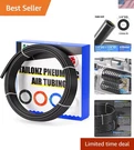32.8FT Lightweight Black Nylon Tube - Safe For Pneumatic Applications. Fixed Price $22.94.