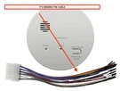 Gentex S1209 Photoelectric Smoke Alarm W/ Battery Backup - Missing Cable. Fixed Price $55.00.