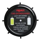 Fireboy DU-RBH-01-R Xintex Marine Black Deluxe Discharge Alarm With Round Bezel. Fixed Price $155.95.
