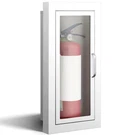 Zonon Semi Recessed Fire Extinguisher Cabinet Steel White Magnetic Door Wall. Fixed Price $84.59.