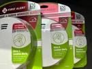 3 New First Alert 2-IN-1 Smoke & Carbon Monoxide Alarm Wired Voice 10 Year Batte. Fixed Price $84.00.