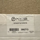 Potter Pad 200-DUCTR Detector W/ Relay 3992793 New. Fixed Price $160.00.