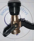 Akron Style 3020 Pistol Grip Brass Fire Fighting Vari-nozzle 1-1/2" 95 Gpm. Fixed Price $225.00.