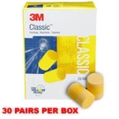 3M 310-1060 Classic Uncorded Disposable Foam Ear Plugs (30 Pair Per Box). Fixed Price $18.95.