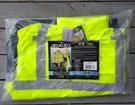 Radians RW12-3Z1Y Waterproof Hi Visibility Raincoat Class Sz 3XL Workwear Nwt. Fixed Price $69.00.