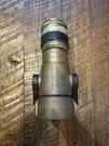 Vtg Akron 1.50 Style 3015 Solid Brass Fire Hose Nozzle 8" 95 Gpm 100 Psi Retro. Fixed Price $104.65.