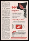 1947 Bowser Inc. Fort Wayne Indiana Fire Fighting Fog Equipment Vintage Print Ad. Fixed Price $14.95.