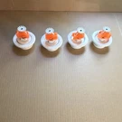 Tyco TY323 Lot Of 4 Sprinkler Heads Orange White Fm Ul Ce 56K. Fixed Price $43.00.