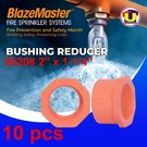 10 Pcs Blazemaster 80208 X 1-1/4 Cpvc Pipe Fittings Slip End Plastic Bushing. Fixed Price $29.99.
