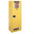 Justrite Mfg. Co. Cabinet 22 Gal Flammable Yellow. Fixed Price $1405.17.