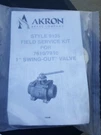 Akron 1" Swing Out Valve Service Kit, 7615/7815.. Fixed Price $50.00.