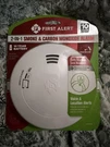 First Alert Brk Precision Detection Wired Talking Smoke/co Alarm. Fixed Price $49.99.