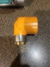 Spears Sprinkler Head Elbow Brass Threaded Insert Orange 1/2"X1/2" 4207-130. Fixed Price $10.69.