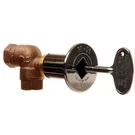 Hpc Fire 1/2IN. Angled Gas Pit Shut Off Valve Kit, Polished Chrome. Fixed Price $40.85.