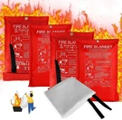 4 Pack Fire Blanket Fiberglass Hero 39''X39'' Emergency Home Retardant Prepared. Fixed Price $16.97.