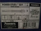 (c) (qty 25) Powers Power-stud 6"X5/8" 7434SD1. Fixed Price $30.80.