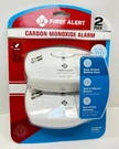 First Alert Battery-powered Electrochemical Carbon Monoxide Detector 1039741. Fixed Price $35.00.