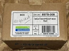 Edwards Est 897B-008 Red Outdoor Weatherproof Back Box New No Gasket. Fixed Price $24.99.