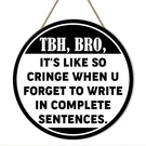 Funny High Middle Elementary School Classroom Wall Sign, English Ru.... Fixed Price $22.17.