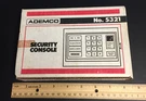 Ademco No. 5321 Security Console For 4160-12 Control/communicator. Fixed Price $99.00.