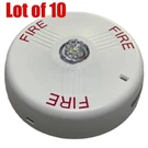 Lot Of 10: Siemens S54329-F15-A1 Ceiling Mount White Fire Alarm Fnfp. Fixed Price $480.00.