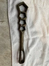 Antique Bronze 4 Hole Fire Hydrant Wrench By Jones In Great Condition. Fixed Price $95.00.