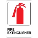 Hy-ko Fire Extinguisher Sign 5" 7" (5 Pcs.). Fixed Price $31.38.