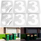Isyfix Reflective Vinyl Number 3 (three) Stickers - 6 Inch,. Fixed Price $16.11.