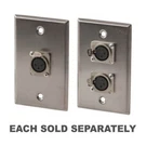 Stainless Steel Wall Plate Female Xlr Socket Professional Look Attractive Finish. Fixed Price $24.20.