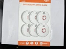 Jemay Photoelectric Smoke Alarm / 6-PACK Model: GS528A-C. Fixed Price $45.00.