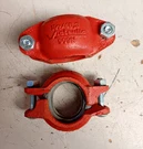 Set Of Victaulic 1-1/2" 48.3-009N Firelock Ez Ridged Coupling. Fixed Price $19.99.
