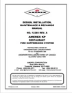Amerex Restaurant Fire System Design,installation,maintenance Manual. Fixed Price $175.00.