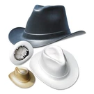 Occunomix VCB200-15 15" Hard Hat Ratchet Tan Cowboy Style. Fixed Price $52.60.