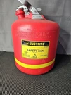 Justrite Non-metallic Body Safety Can 19L No. 14561 Petrol Container Jerry. Fixed Price $199.00.