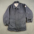 Bulwark Excel Fr Comfortouch Jacket Mens Medium Blue Insulated Parka JLP8NV4. Fixed Price $34.99.