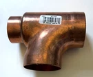 Lot Of (5) New Nibco X 1-1/2" Copper Dwv Reducing Tee W/bar Code. Fixed Price $35.00.